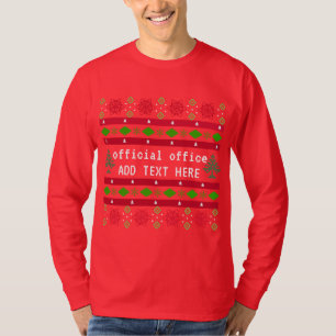 Camiseta Serviço Oficial Personalizado "Sweater" Feio