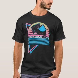 Camiseta Serviço Postal Carteiro Retro Esta Garota Entrega