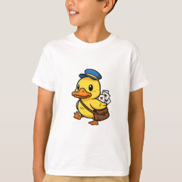 Camiseta Serviço Postal de Crianças Patozinho Carteiro