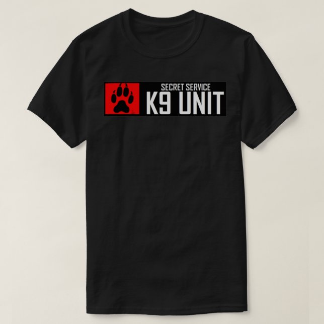 Camiseta Serviço Secreto K9 3 (Frente do Design)