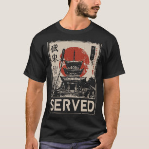 Camiseta Serviço Vintage Temple   Arte de Honra Militar