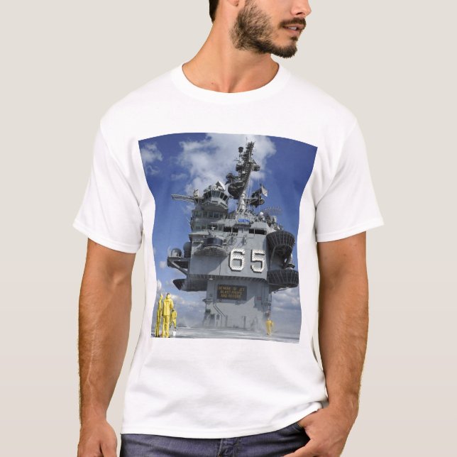 Camiseta Serviços aéreos de marinheiros testam o sistema de (Frente)