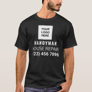 Camiseta Serviços da empresa de reparação de casas da Handy