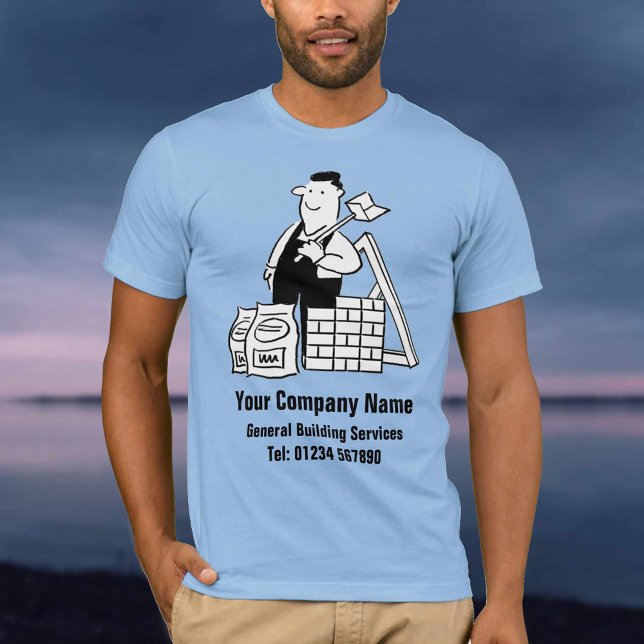 Camiseta Serviços de construção (Criador carregado)