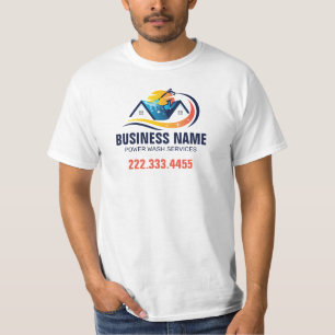 Camiseta Serviços de Limpeza com Lavagem a Alta Pressão em