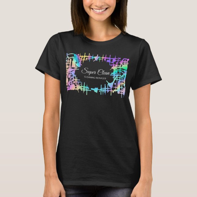 Camiseta Serviços de Limpeza de Casa de Empregada Profissio (Frente)