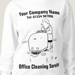 Camiseta Serviços de Limpeza do Office. Office Cleaner