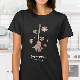 Camiseta Serviços de limpeza profissional de casas de limpe