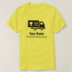 Camiseta Serviços de movimentação personalizáveis amare