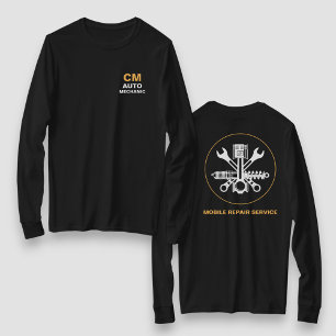 Camiseta Serviços de Reparação Automóvel de Mecânico Móvel