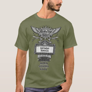 Camiseta Serviços GottaGuy SERVE ESTE GUY! Solução de Mão d
