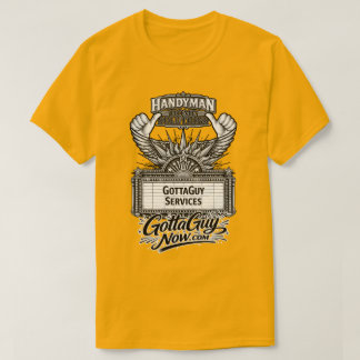 Camiseta Serviços GottaGuy SERVIÇOS ESTE GUY! Solução de Mã