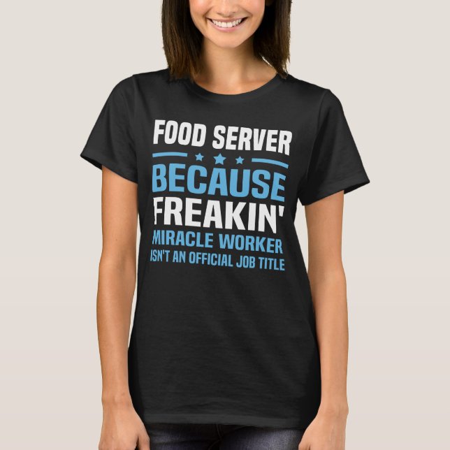 Camiseta Servidor comida (Frente)