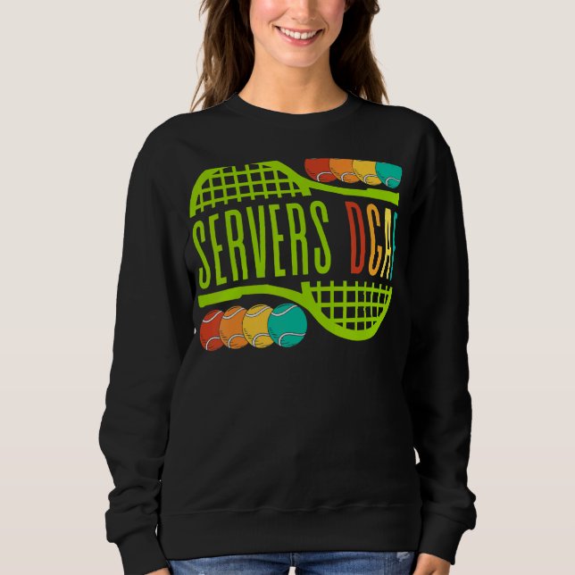 Camiseta Servidores de tênis Dgaf Serve Balls Jogam Esporte (Frente)