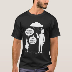 Camiseta Servidores Linux Principalmente Computadores de Se
