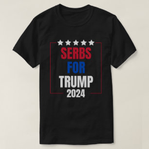 Camiseta Sérvios Para Trump 2024