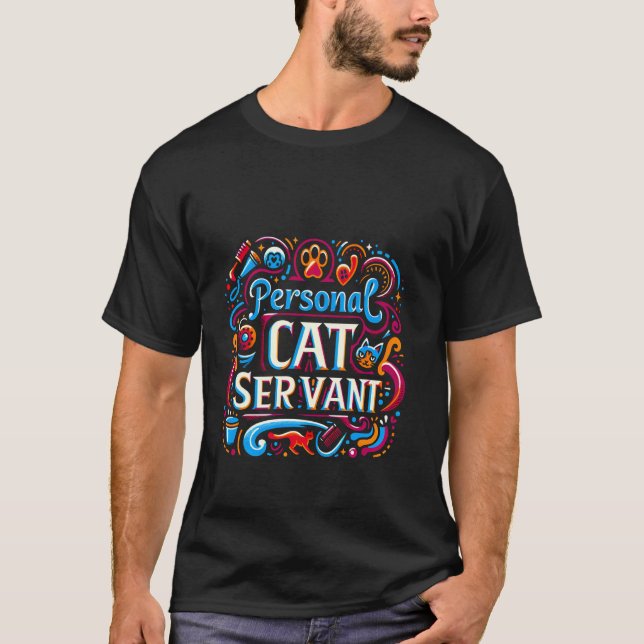 Camiseta Servo Gato Pessoal ---- (Frente)