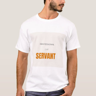 Camiseta Servo Profissional de Gatos Amante de Gatos Divert
