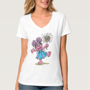 Camiseta Sesame Street Abby Cadabby Retro Art
