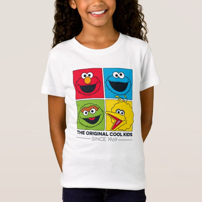 Camiseta Sesame Street | As Crianças Legais Originais (Frente)