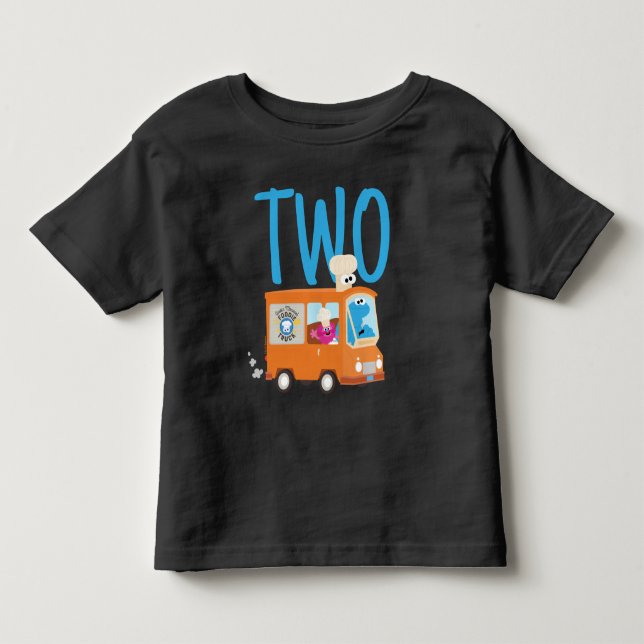 Camiseta Sesame Street | Caminhão de Comida do Cookie Monst (Frente)