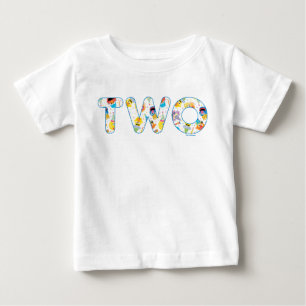 Camiseta Sesame Street Confetti Padrão Segundo Aniversário
