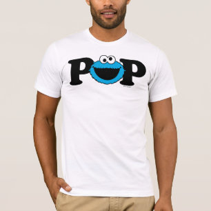 Camiseta Sesame Street Cookie Monster - Bolo de Aniversário