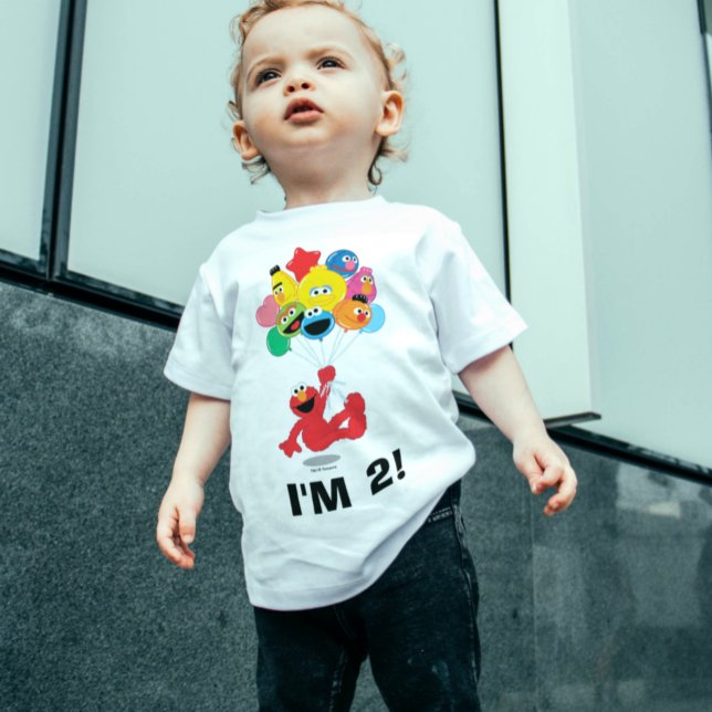 Camiseta Sesame Street | Elmo & Amigos - 2º Aniversário (Criador carregado)