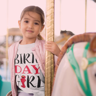 Camiseta Sesame Street   Elmo- Aniversariante