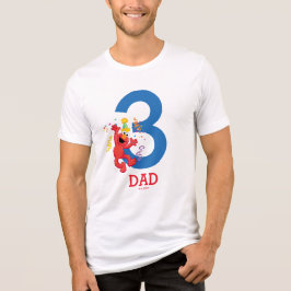 Camiseta Sesame Street | Elmo - Aniversário Colorido do Pap