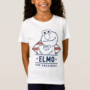 Camiseta Sesame Street Elmo Antigo para Presidente