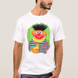 Camiseta Sesame Street Ernie e Rubber Ducky Character Art