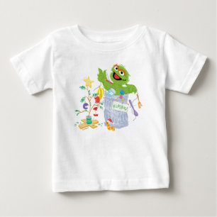 Camiseta Sesame Street Oscar - Árvore de Natal