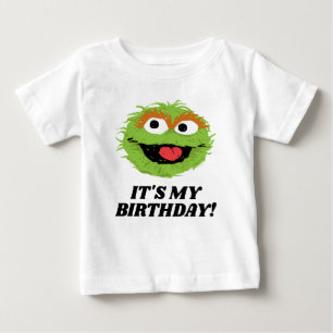 Camiseta Sesame Street Oscar the Grouch É Meu Aniversário