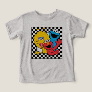 Camiseta Sesame Street Pals Checked
