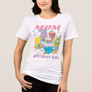 Camiseta Sesame Street   Primeiro Aniversário do Bebê - Mam