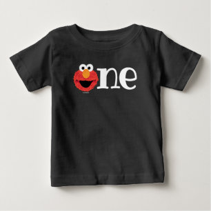 Camiseta Sesame Street   Quadro-negro de 1º aniversário do 