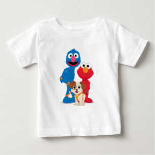 Camiseta Sesame Street Tango com Grover e Elmo