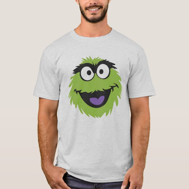 Camiseta SesameStreet Oscar, o rosto do Agrupamento Roupa d (Frente)
