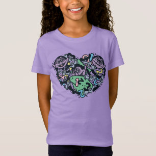 Camiseta Sésamo Sésamo Conde von Count Doodle Heart