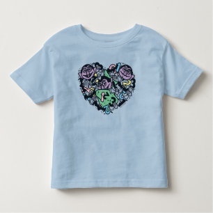 Camiseta Sésamo Sésamo Conde von Count Doodle Heart