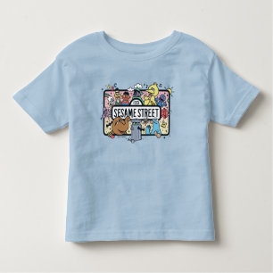 Camiseta Sésamo Sésamo   Sésamo Pals Doodle Sign