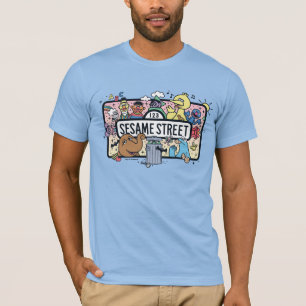Camiseta Sésamo Sésamo   Sésamo Pals Doodle Sign
