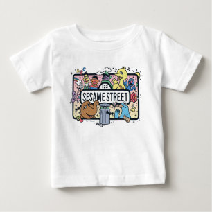 Camiseta Sésamo Sésamo Sésamo Pals Doodle Sign
