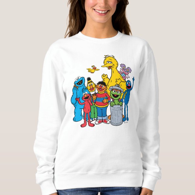 Camiseta Sésamo Street Pals acenando (Frente)