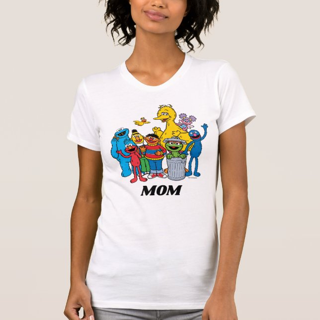 Camiseta Sésamo Street Pals acenando (Frente)