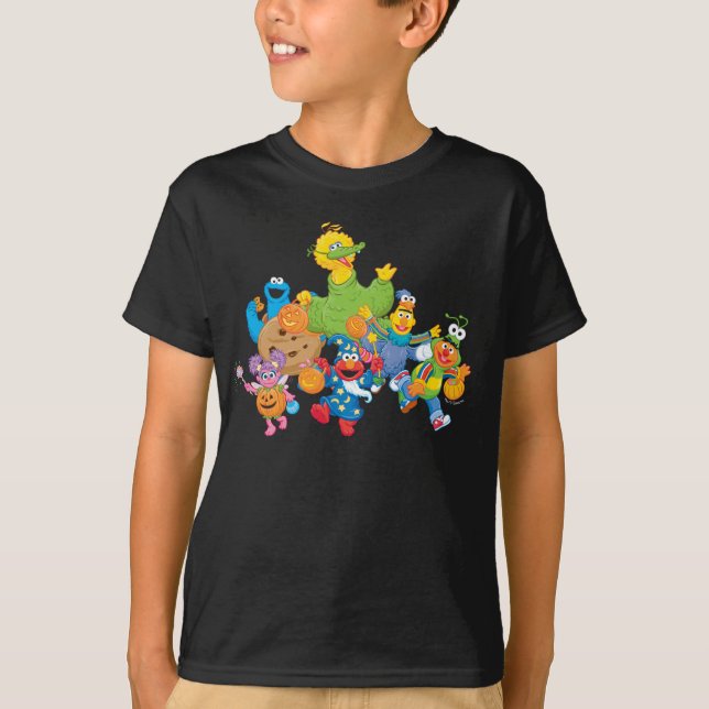 Camiseta Sésamo Street Pals | Figurinos de Halloween (Frente)