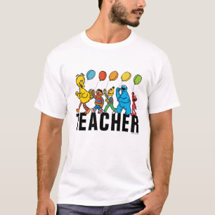 Camiseta Sésamo Street Pals   Professora do Partido Balões