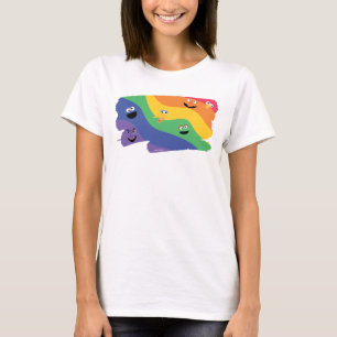 Camiseta Sésamo Street Pals Rainbow