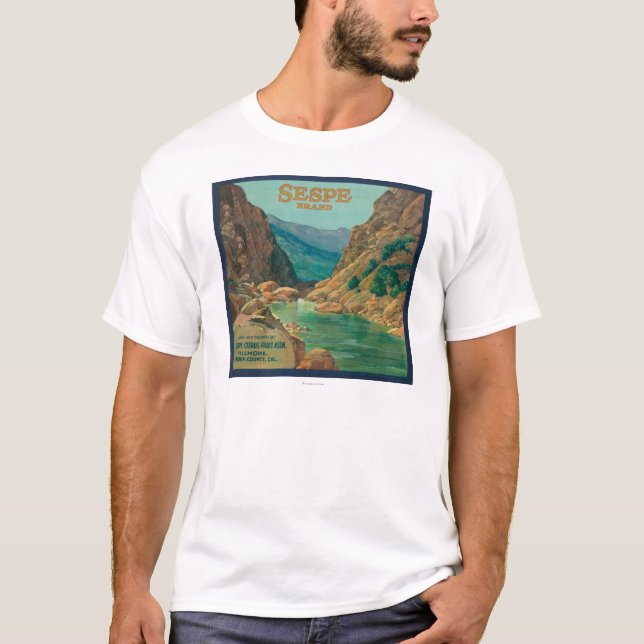 Camiseta Sespe LabelFillmore alaranjado, CA (Frente)